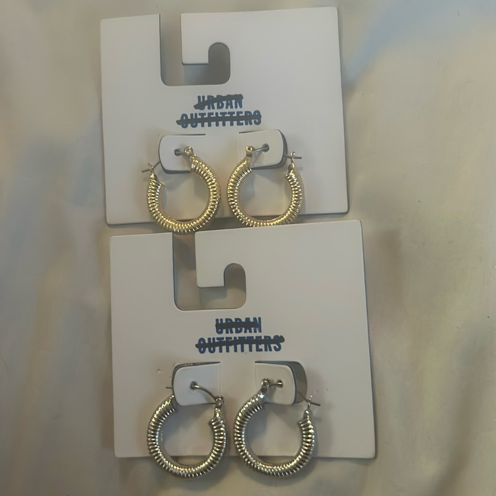 NWT urban outfitters earrings both pairs - Picture 1 of 2